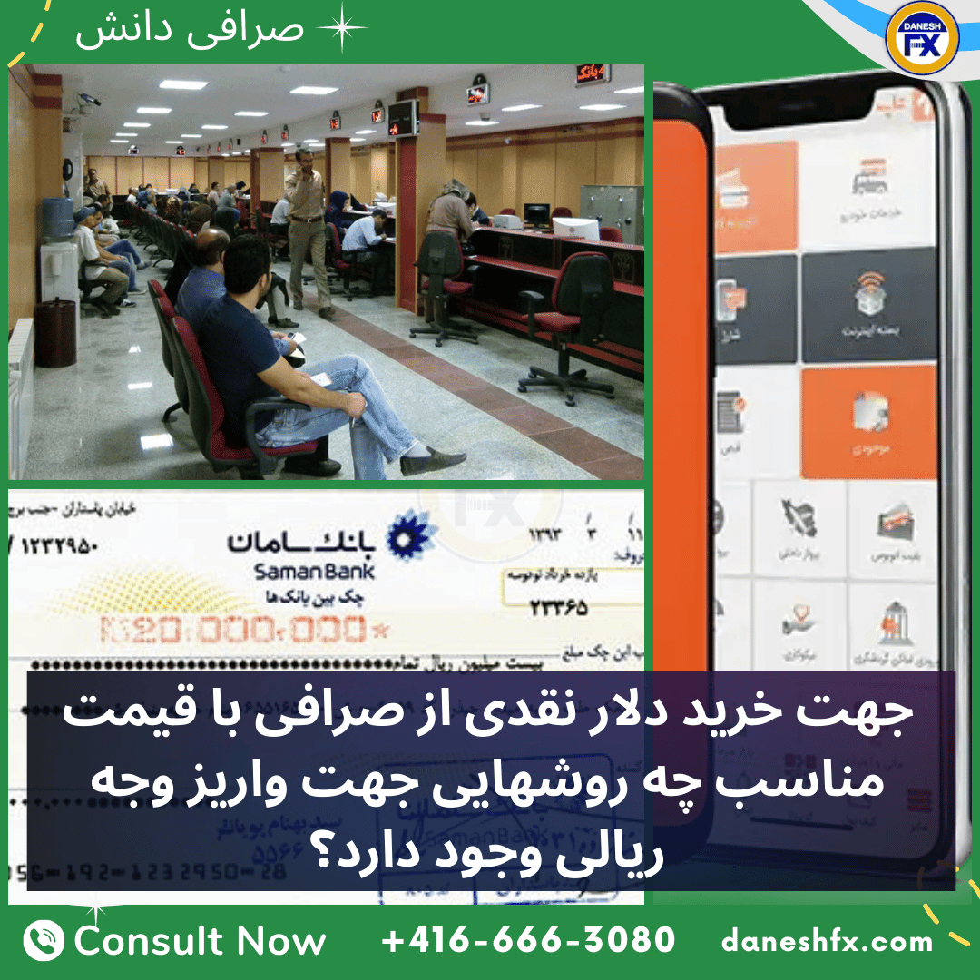 روشهای پرداخت ریالی به صرافی دانش