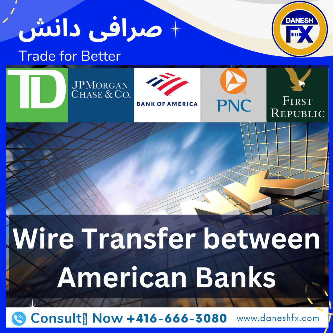 امکان واریز به کلیه بانک های آمریکا، مانند بنک آف آمریکا، مورگان چیس و ولز فارگو 